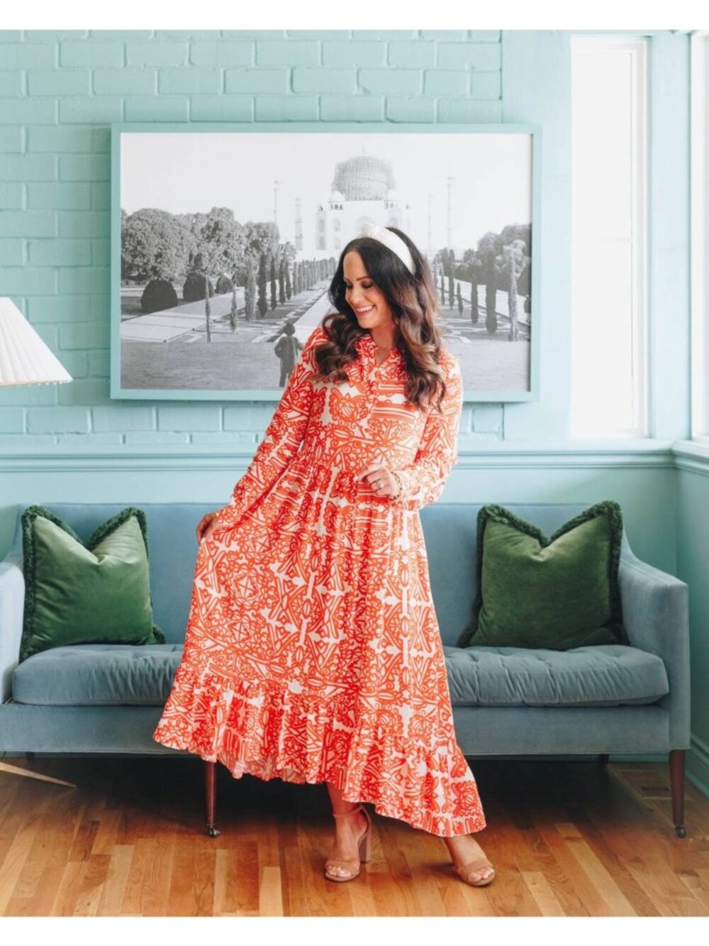 Mare Mare x Anthropologie Lynda Tiered Maxi Dress Size Large - Picture 2 of 7